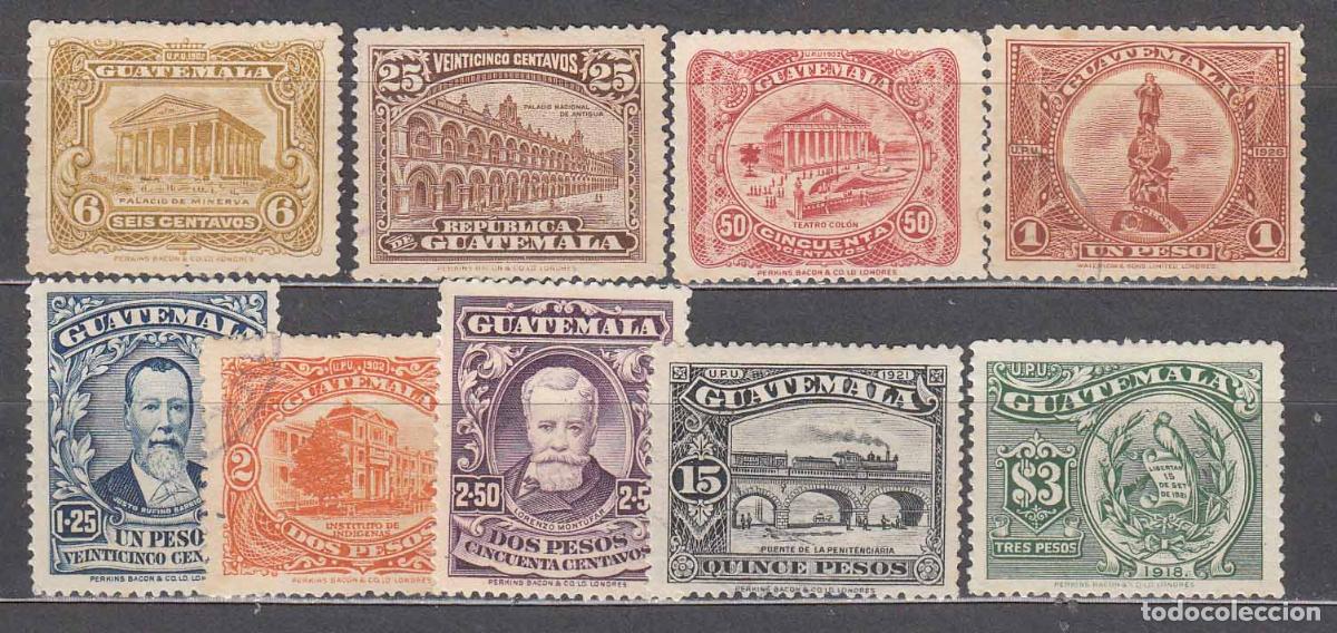 Stamps: Guatemala Correo Yvert 206/14 usado