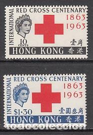 Stamps: Hong Kong - Correo Yvert 210/1 ** Mnh Cruz roja