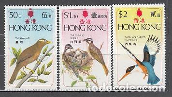 Stamps: Hong Kong - Correo Yvert 300/2 ** Mnh Fauna aves