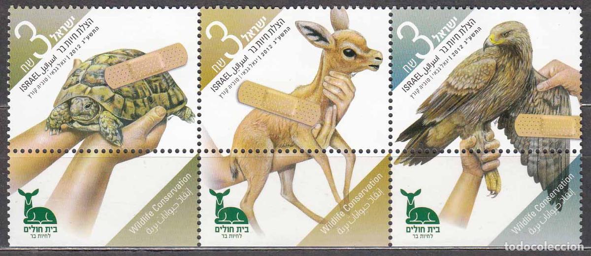 Selos: Israel Correo 2012 Yvert 2222/24 ** Mnh Fauna