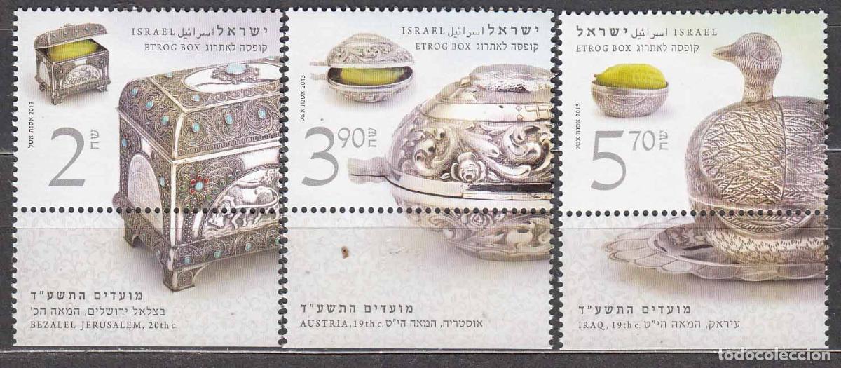 Selos: Israel Correo 2013 Yvert 2267/69 ** Mnh Cofres