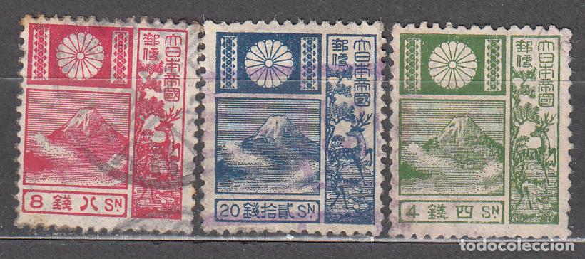 Selos: Japon - Correo 1922 Yvert 170/2 usado Monte Fuji