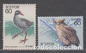 Sellos: Japon - Correo 1983 Yvert 1461/2 ** Mnh Fauna aves