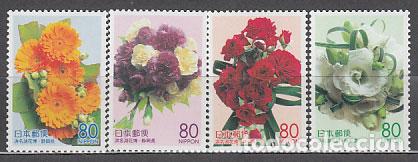 Briefmarken: Japon - Correo 2004 Yvert 3513/6 ** Mnh Flores
