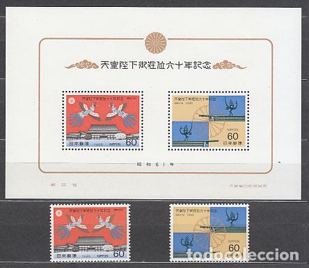 Timbres: Japon - Correo 1986 Yvert 1580/1+H.95 ** Mnh