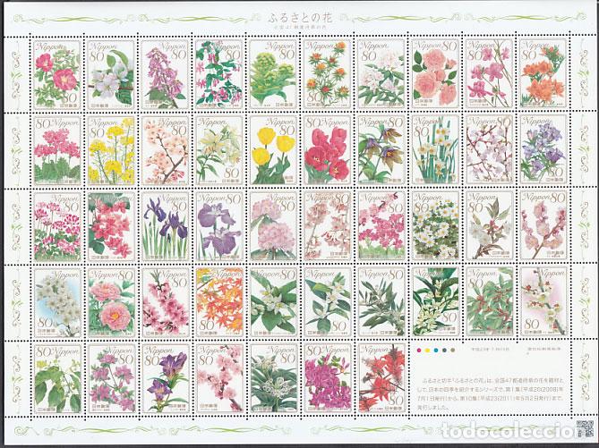 Stamps: Japon - Correo 2011 Yvert 5418 Hojita ** Mnh Flores