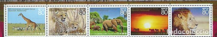 Stamps: Japon - Correo 2013 Yvert 6463/67 ** Mnh Kenia