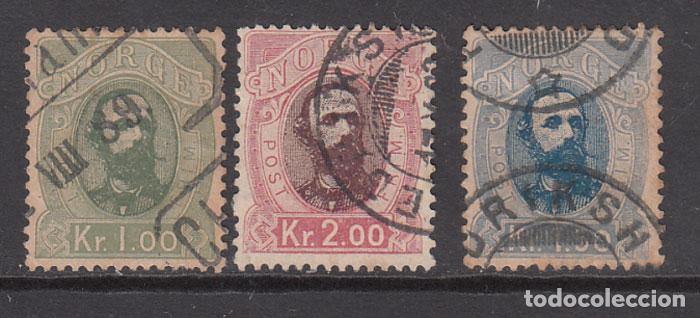 Timbres: Noruega - Correo 1878 Yvert 32/4 usado