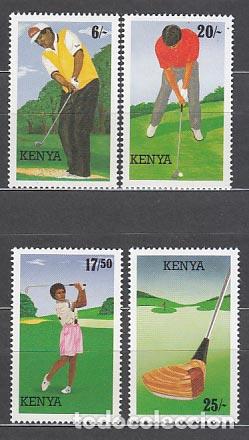 Timbres: Kenya - Correo Yvert 605/8 ** Mnh Deportes golf