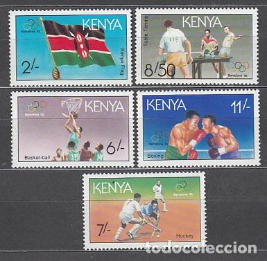 Timbres: Kenya - Correo Yvert 529/33 ** Mnh Deportes