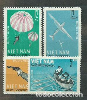 Timbres: Vietnam del Norte - Correo Yvert 388/91 ** Mnh Deportes