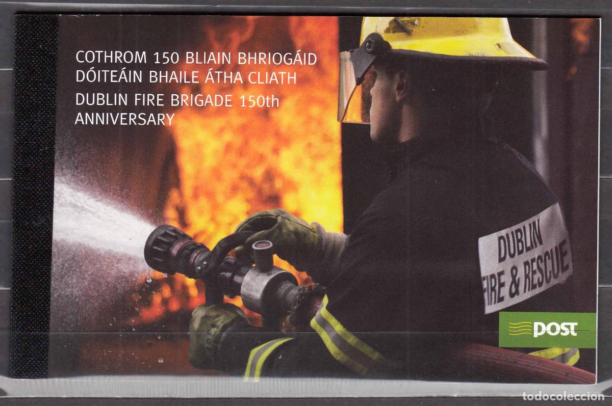Timbres: Irlanda Correo 2012 Yvert 2024 Carnet ** Mnh Bomberos