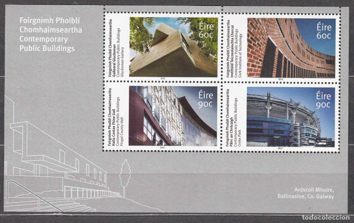 Timbres: Irlanda Correo 2013 Yvert 2073 Hojita ** Mnh Arquitectura