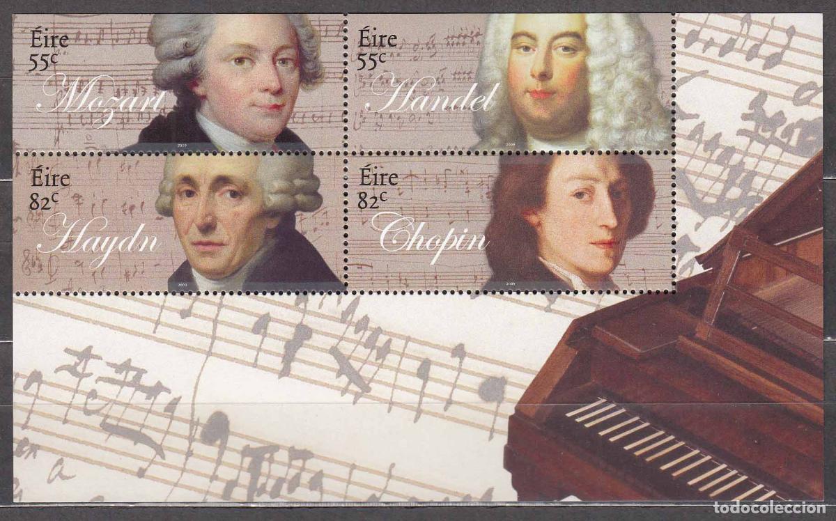 Timbres: Irlanda - Hojas Yvert 84 ** Mnh M&uacute;sica