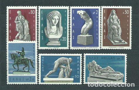 Timbres: Grecia - Correo 1967 Yvert 914/20 ** Mnh Esculturas griegas