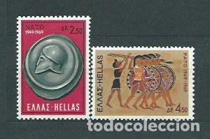 Timbres: Grecia - Correo 1969 Yvert 980/1 ** Mnh