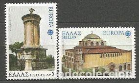 Timbres: Grecia - Correo 1978 Yvert 1286/7 ** Mnh Europa monumentos