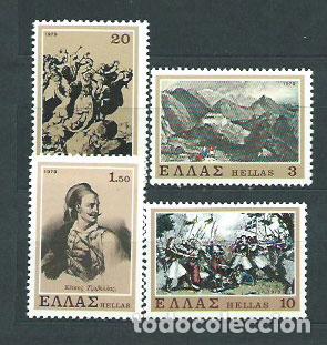 Timbres: Grecia - Correo 1979 Yvert 1325/8 ** Mnh