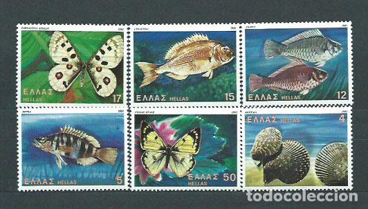 Stamps: Grecia - Correo 1981 Yvert 1434/9 ** Mnh Fauna