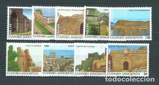 Stamps: Grecia - Correo 1996 Yvert 1898/906A ** Mnh Castillos
