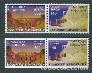 Stamps: Grecia - Correo 1998 Yvert 1962/5 ** Mnh Europa