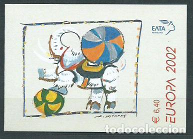 Stamps: Grecia - Correo 2002 Yvert 2096 Carnet ** Mnh Europa cicro