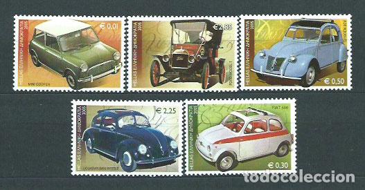 Stamps: Grecia - Correo 2005 Yvert 2295/9 ** Mnh Autom&oacute;viles