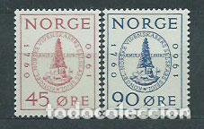 Timbres: Noruega - Correo 1960 Yvert 398/9 * Mh