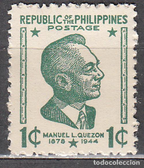 Selos: Filipinas Correo 1947 Yvert 324 * Mh Presidente Quezon