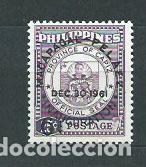 Selos: Filipinas - Correo 1961 Yvert 530 ** Mnh