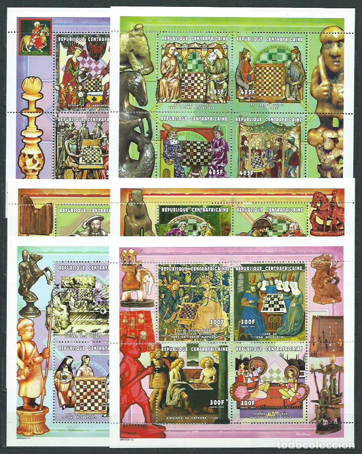 Selos: Centroafrica - Correo Yvert 1577/600 ** Mnh Ajedrez
