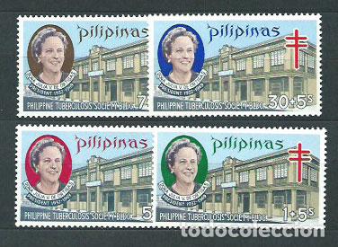 Selos: Filipinas - Correo 1970 Yvert 777/80 ** Mnh Julia de Ortigas
