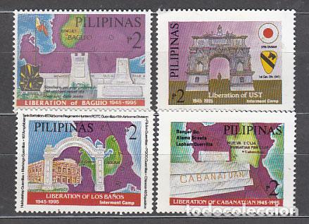 Selos: Filipinas - Correo 1995 Yvert 2162/4 ** Mnh 2&ordm; Guerra mundial