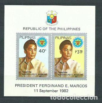 Selos: Filipinas - Hojas Yvert 16 ** Mnh Ferdinand Marcos