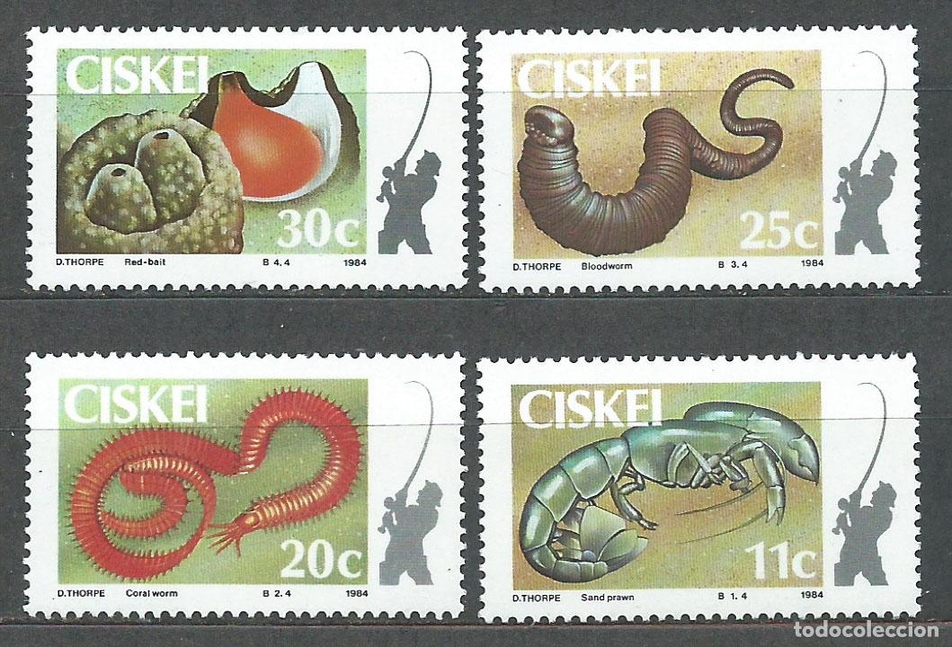Selos: Ciskei - Correo Yvert 57/60 ** Mnh Fauna - Animales para la Pesca