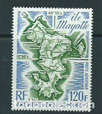 Selos: Comores - Aereo Yvert 61 ** Mnh Mapa