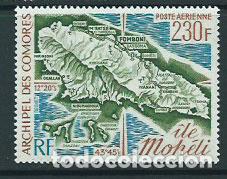 Selos: Comores - Aereo Yvert 67 ** Mnh Mapa