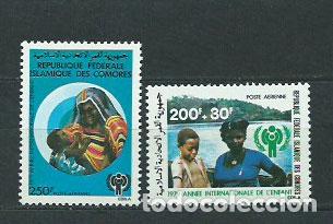 Selos: Comores - Aereo Yvert 164/5 ** Mnh