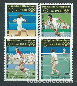 Selos: Comores - Aereo Yvert 233/36 ** Mnh Deportes f&uacute;tbol