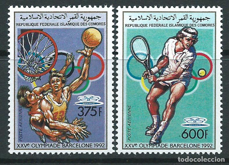 Selos: Comores - Aereo Yvert 253/54 ** Mnh Deportes