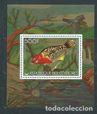 Selos: Comores - Hojas Yvert 12 ** Mnh Fauna aves