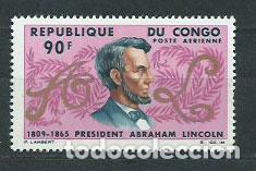 Selos: Congo Frances - Aereo Yvert 37 ** Mnh Abraham Lincoln