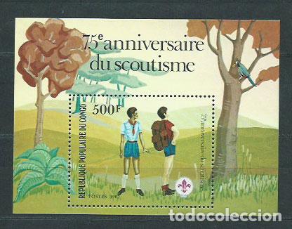 Selos: Congo Frances - Hojas Yvert 29 ** Mnh Scoutismo