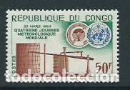 Selos: Congo Frances - Correo 1964 Yvert 159 ** Mnh Meteorolog&iacute;a