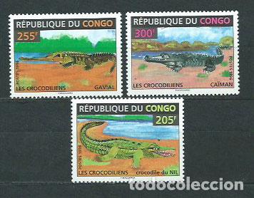 Stamps: Congo Frances - Correo 1996 Yvert 1018/20 ** Mnh Fauna