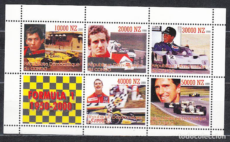 Stamps: Congo Frances - Correo 1999 Yvert Minipliego ** Mnh Automovilismo