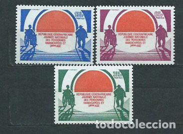 Stamps: Centroafrica - Correo Yvert 599/601 ** Mnh Personas discapacitadas