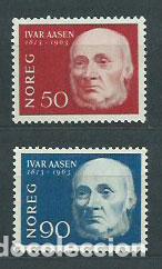 Selos: Noruega - Correo 1963 Yvert 458/9 ** Mnh Personaje