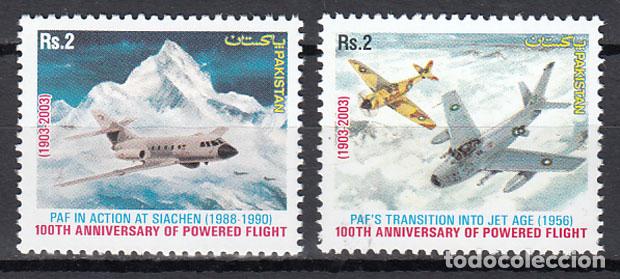 Stamps: Pakistan - Correo Yvert 1128/29 ** Mnh Avi&oacute;n