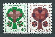 Selos: Noruega - Correo 1968 Yvert 528/9 ** Mnh